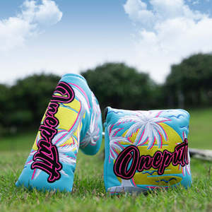 Custom Design Personalized Golf Headcover Putter Magnetic Golf Mallet Putter <b>Head</b> <b>Cover</b> - Product Image 5