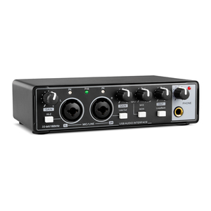 <span class=keywords><strong>Interfaz</strong></span> <span class=keywords><strong>de</strong></span> <span class=keywords><strong>Audio</strong></span> USB Portátil Profesional MD22, Tarjeta <span class=keywords><strong>de</strong></span> Sonido <span class=keywords><strong>de</strong></span> 2 Canales y 192kHz para Laptop/Computadora, Karaoke y Grabación en Estudio Musical - Product Image 1