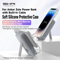 Étui de protection en silicone SIKAI pour Anker Zolo A1116 45w10000mAh, batterie externe magnétique, résistant aux chocs, anti-rayures, housse de voyage