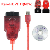 Renolink V2.11 2026 pour Renault : Outil de diagnostic automobile OBD2, programmeur de clés ECM UCH ECU