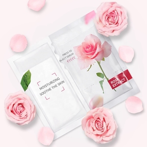 Sello de membrana de algas marinas naturales, hoja facial hidratante líquida, máscara de belleza para el cuidado de la piel, extracto de rosa de belleza, máscara Facial de etiqueta privada - Product Image 5