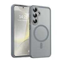 Étui de téléphone portable magnétique translucide givré mat antichoc pour Samsung Galaxy S26 S25 S24 S23 S22 Ultra A17 A37 A57 A36 A56