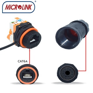 Connecteur femelle <span class=keywords><strong>RJ45</strong></span> extérieur intégré pour réseau UTP CAT6A, coupleur LAN, <span class=keywords><strong>prise</strong></span>, IP68 étanche, FR4 PCB pour 94V-2 - Product Image 4