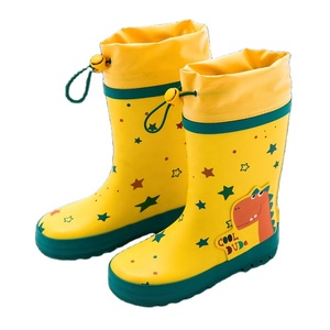 <span class=keywords><strong>Bottes</strong></span> <span class=keywords><strong>de</strong></span> <span class=keywords><strong>pluie</strong></span> imperméables en caoutchouc pour enfants à la mode personnalisée Cartoon pour enfants - Product Image 4
