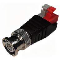 Conector macho Bnc negro para adaptador de cámara de vídeo CCTV, oferta a bajo precio