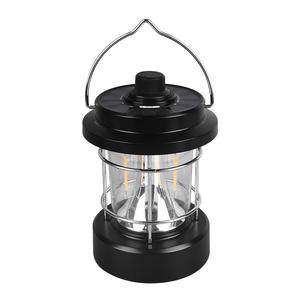 Luz <span class=keywords><strong>LED</strong></span> recargable de emergencia para acampar al aire libre con energía <span class=keywords><strong>solar</strong></span> con función de Banco de energía, linterna portátil para acampar - Product Image 2