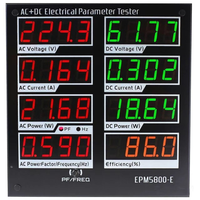 Testeur d'efficacité de l'alimentation électrique PLC, wattmètre, testeur de puissance AC 300V 10A EPM5800-E, approvisionnement en vrac