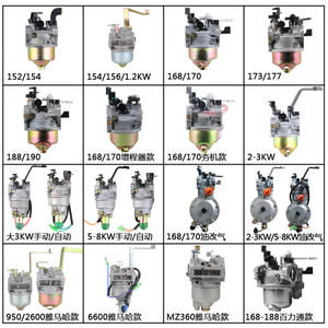 Vente en gros directe usine : Pièces et accessoires de carburateur pour générateur à moteur essence Huayi 3 kW, 5-6,5/8 kW, manuel/automatique - Product Image 2