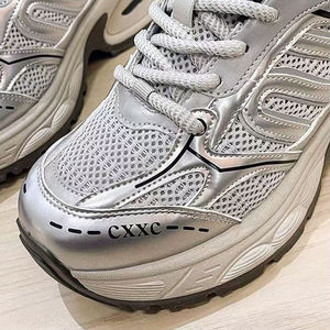 Scarpe da Passeggio di Lusso Originali per Donna, Sneaker di Marca con Lacci, Modello 2025, Scarpe Sportive Casual in PU - Product Image 5