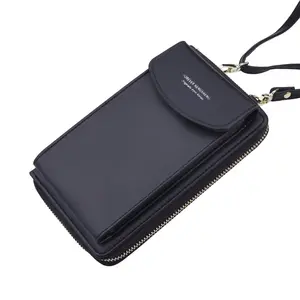 Wholesale Waterproof Phone Bag For Women Cash Card Holder Crossbody Shoulder Wallet Bag Phone Purses Bag Shopping