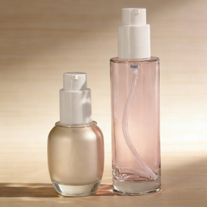 Envases de Cosméticos de Vidrio Esmerilado Degradado para Mujer, Botella de Base de Maquillaje de Lujo con Fondo Grueso, 50ml 100ml - Product Image 3
