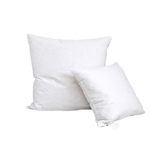 Wholesale White Grey Washed Cotton Comfortable Duck Goose Down <strong>Feather</strong> Square Bed Hotel Throw Pillow Core Inner <strong>Insert</strong> Filling - Product Image 6