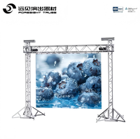 Sistema de Truss de Aluminio para Pantallas LED en Eventos al Aire Libre, Soporte Resistente para Pantallas LED para Conciertos, Deportes, Espectáculos en Vivo y Fondos