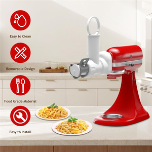 อุปกรณ์ทำพาสต้าแบบกด 6 in 1 สำหรับเครื่องผสม<span class=keywords><strong>อาหาร</strong></span> KitchenAid รุ่น Gourmet Pasta Maker พร้อมแผ่นทำพาสต้า 6 แบบ อุปกรณ์เสริมสำหรับ<span class=keywords><strong>ทำ</strong></span>เส้นก๋วยเตี๋ยวสด<span class=keywords><strong>ทำ</strong></span>เองที่บ้าน - Product Image 2