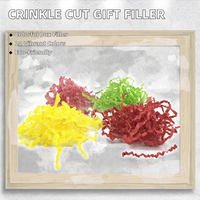 24 Farben 3mm Breite Recycelbares Geschreddertes Papier Seidenpapier Geschnittenes Raffia Geschenkbox-Füllmaterial Verpackung Offsetdruck-Kompatibles Papier