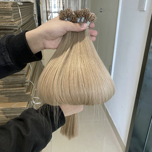 莱茵头发100% 角蛋白意大利头发延伸各种颜色厂家批发U尖意大利人发 - Product Image 5