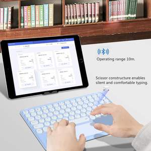 Teclado Inalámbrico Recargable Portátil con Touchpad Metálico Flotante para iPad Air 4 5 6 7 Pro 11 12.9 13 Pulgadas 2024 - Product Image 5