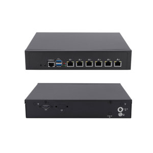 Intel 12th Gen N100 Mini Tường Lửa 6 Rj45 I226-V <span class=keywords><strong>2.5G</strong></span> SD-WAN Giải Pháp Phần Cứng 6 LAN Mini PC <span class=keywords><strong>Router</strong></span> Giá Khung Mạng Đơn Vị - Product Image 3