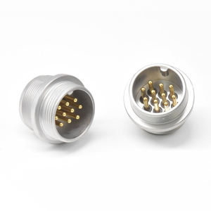 Conector Hermético Personalizado 19M-10A Tipo Soldadura 10 Pines Sellado con Vidrio Contactos de Kovar de Alto Voltaje Conector Circular - Product Image 1