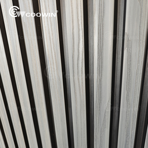 COOWINウッドプラスチック壁クラッドWPC屋外防水複合材ウッドプラスチック壁サイディングパネル - Product Image 2