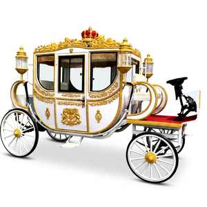 Charrette Électrique Fermée ZOWN Européenne Autonome avec Batterie 60V 80A et Roues Solides pour Cérémonies de Mariage en Extérieur - Product Image 1