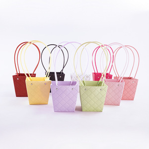 Boîte à fleurs de luxe à long manche, sac cadeau pour demande en mariage d'une demoiselle d'honneur, porte-fleurs décoratif, boîte à dragées de mariage unique - Product Image 2