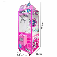 GOOD LUCK Machine à griffes à monnayeur pour peluches, machine de jeu d'arcade de type grue, thème dessin animé et anime, prend en charge OEM ODM
