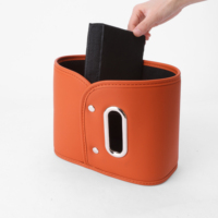 Organisateur de siège arrière de voiture YECAI en cuir, support de rangement suspendu robuste pour enfants et adultes, fini les désordres dans l'habitacle
