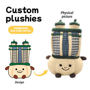 सी/एस्टेम प्लश खिलौना अनुकूलन कारखाना, प्यारा शिक्षण भवन खिलौने, स्कूल के शुभंकर अनुकूलन प्लश गुड़िया चित्र - Product Image 2