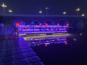 Muelle flotante de escenario simple <span class=keywords><strong>en</strong></span> el agua Tablero de espuma HDPE contenedor de Casa prefabricado Restaurante Flotante modificado - Product Image 6