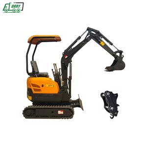 High <b>Top</b> ELORRY EL18 Hydraulic Mini Excavator Crawler 0.045m3 Cubic Meter Small Digger Crawler Excavator - Product Image 1