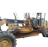 Niveleuse Caterpillar 12H d'occasion à haute efficacité, modèle 2020, automatique, en bon état de fonctionnement, 14200 kg