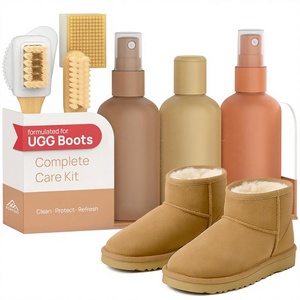 FORTIVO Suede Cleaning Kit Compatible <strong>UGG</strong> Footwear Sheepskin Suede Gentle Cleaner Conditioner <strong>Protector</strong> Spray Odor Remover Stain - Product Image 1