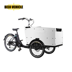 Bon marché <span class=keywords><strong>danois</strong></span> 3 roues enfants vélo <span class=keywords><strong>cargo</strong></span> électrique adulte 3 roues moto scooter tricycle de cargaison - Product Image 2
