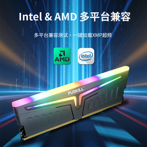 Kit de Memoria PUSKILL DDR5 8G 4800RGB para PC de Juegos - Product Image 1