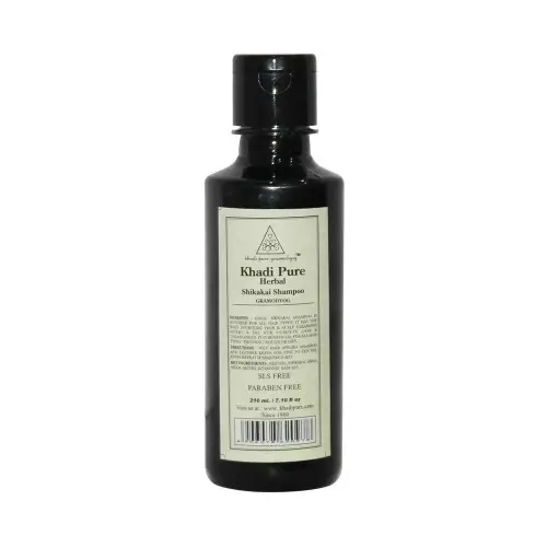 KHADI Sampo SHIKAKAI HERBAL Murni SLS-PARABEN Bebas-210ML