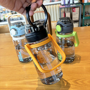 Luck Drink Sports Water Bottle 830Ml With Straw Portable Outdoor Use - Product Image 3