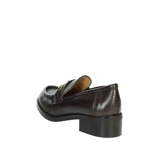 Mocassini da Donna Veni Rosetta in Pelle Marrone, Tacco Piatto, Taglia 39 - Product Image 2