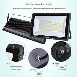 Reflector <span class=keywords><strong>Led</strong></span> Smd de 400W AC 220V para Exteriores, Proyector Delgado, Lámpara de Inundación, Luz de Pared - Product Image 2