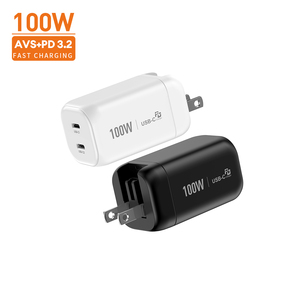 <span class=keywords><strong>Chargeur</strong></span> mural double <span class=keywords><strong>USB</strong></span>-<span class=keywords><strong>C</strong></span> 100W Mini 70W AVS PD3.2 pour iPhone iPad <span class=keywords><strong>Samsung</strong></span> Galaxy, accessoires de charge <span class=keywords><strong>rapide</strong></span> Type <span class=keywords><strong>C</strong></span> - Product Image 1