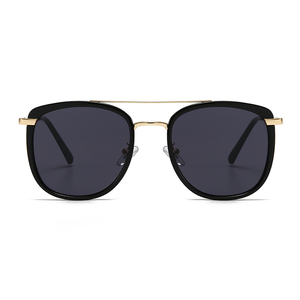 New Coming Trendy Square <b>Mirror</b> Sunglasses with Copper Frame & <b>Acrylic</b> Lenses Custom Logo UV400 Protection Unisex - Product Image 5