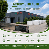 Caisses pliantes en plastique HDPE recyclables, ventilées, empilables, pour la distribution logistique