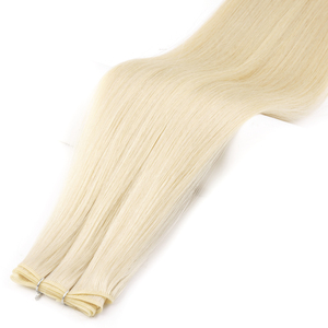Extensiones de Cabello Humano Genius Weft, Cabello Remy Virgen con Cutícula Alineada, Trama Delgada, 12-28 Pulgadas, Color Balayage, Mechas Ombre, Hechas a Mano - Product Image 1