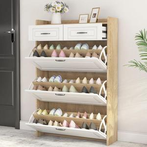 New Design Fashion Hot Sale Modern Style <b>Thin</b> Style Corridor Foyer Storage Rack Indoor Tipping Bucket Shoe <b>Cabinet</b> - Product Image 2