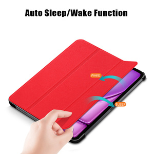 เคสแท็บเล็ตหนังพับได้อัจฉริยะ ฟังก์ชั่นปลุก/พักเครื่องอัตโนมัติ ใช้ได้กับ <span class=keywords><strong>iPad</strong></span> Air 13 2024/<span class=keywords><strong>Pro</strong></span> 13/<span class=keywords><strong>Pro</strong></span> <span class=keywords><strong>12.9</strong></span> - Product Image 3