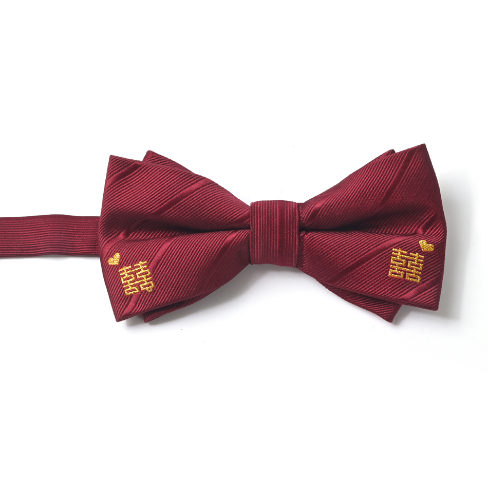 HoaaiGo Papillon Uomo Rosso Papillon Regolabile da Uomo Pre-legati Elegante Papillon Regolabili di Smoking per Bambini Uomini Papillon da Formale per la Festa Nuziale Natale Regalo