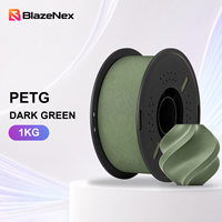 Filament d'impression 3D BlazeNex PETG 1,75 mm, bobine de 1 kg, prototypes durables, faible tendance à la déformation, résistant aux chocs, pour imprimantes FDM de bureau