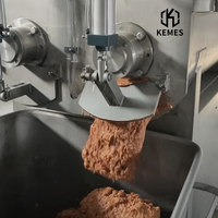 Mixer Daging Vakum Stainless Steel 304 Komersial -60/-80KPa Kapasitas 100L Blender Otomatis Pengisi Sosis/Pangsit Mudah Digunakan
