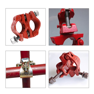 Pièces d'échafaudage : Collier de serrage double pressé en acier durable pour tuyaux, Collier de serrage pivotant pour échafaudage, Colliers de serrage moulés pour échafaudage - Product Image 5