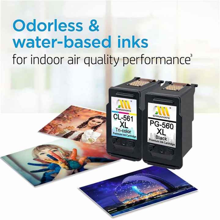 High Yield Non-original Ink Cartridge 560XL 561XL PG560XL CL561XL Cartouche D'encre for Canon PG-560XL CL-561XL Ink Cartridges